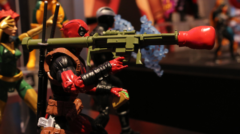 Just Deadpool, doing his Deadpool thing.